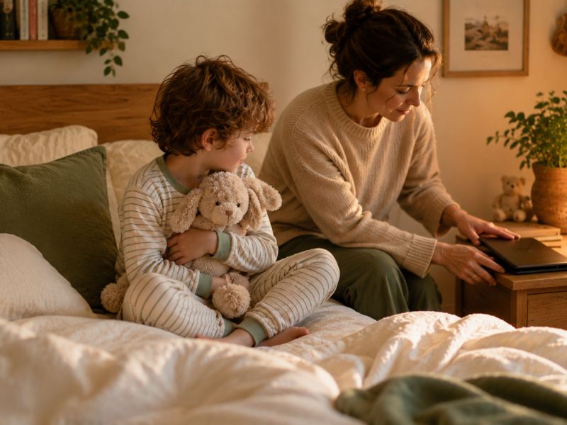 Helping Kids Sleep After Screen Time