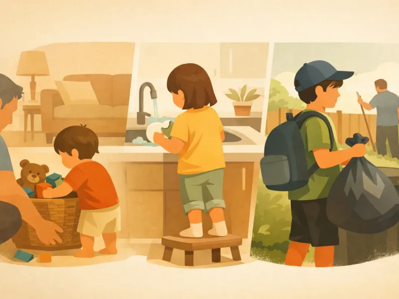 Age Appropriate Chores for Kids, by Age