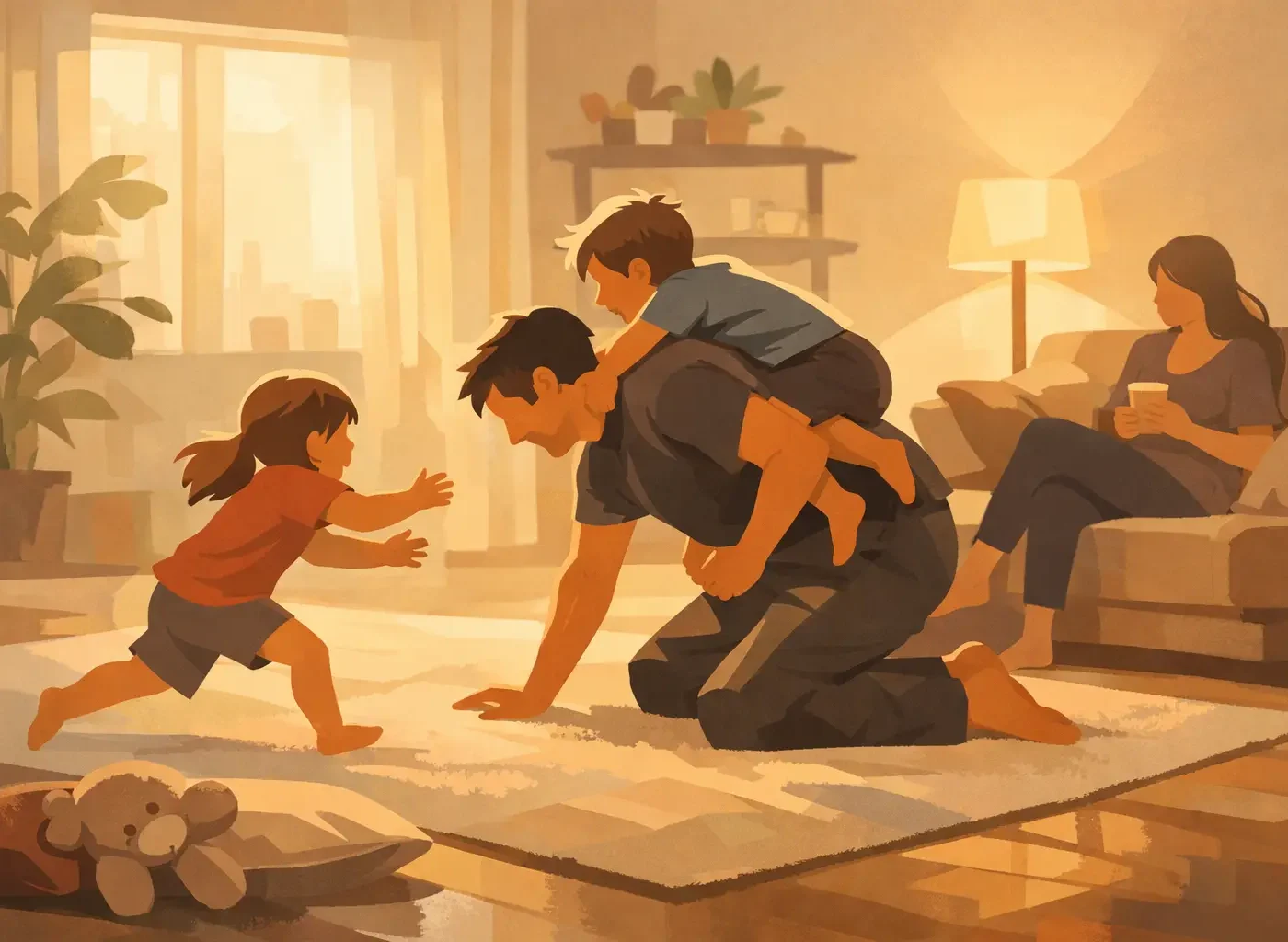How to Roughhouse With Kids and Keep It Safe
