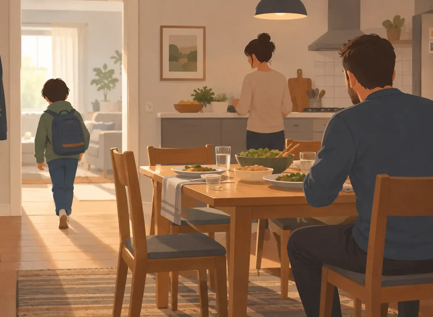 Kids Won't Sit at the Dinner Table: What Helps