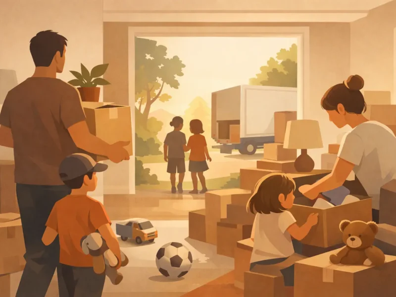 Moving House With Kids Without Making It Harder
