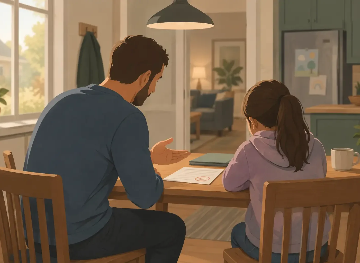 How to Talk About a Bad Report Card Calmly
