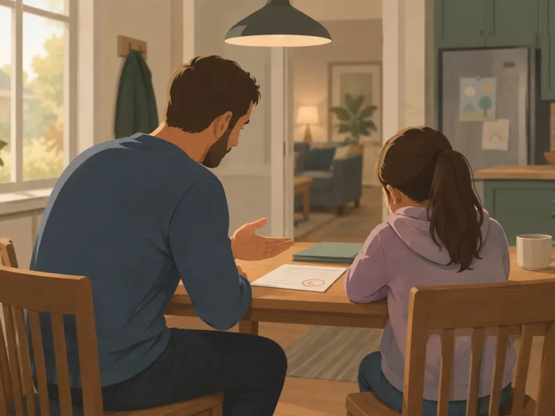 How to Talk About a Bad Report Card Calmly